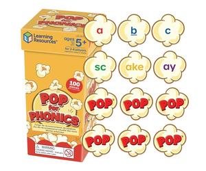 Learning Resources Pop for Phonics, Gioco con 110 Carte fonetiche per Imparare i Suoni dell'inglese, Le Famiglie di Parole e Le Combinazioni di Lettere, dai 5 Anni in su
