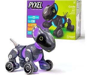 Learning Resources PYXEL l’Amico dei Coder di, Linguaggi di programmazione Blockly e Python, Coding e robotica, Robot da programmare STEM per bambini dagli 8 ai 12 anni