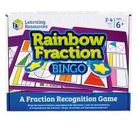 Learning Resources Rainbow Fraction Bingo