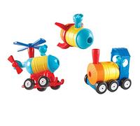 Learning Resources Razzo-Treno-Elicottero 1-2-3 Build It