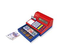 Learning Resources Registratore di Cassa con Euro Finti Pretend & Play, cassiera Giocattolo per Bambini, Cassa supermercato Elettronica Giocattolo, Giocattoli 3 Anni