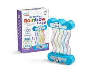 Learning Resources Risorse di apprendimento Rainbow Stress Reliever My Feelings, Giocattolo con i Colori dell'arcobaleno per Aiutare a riconoscere Le Emozioni, concentrarsi e calmarsi, 3+, Multi