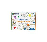 Learning Resources Schede Disegno basate sulle Forme, Riconoscere i colori, Gioco STEM, Dai 4 anni in avanti