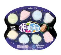 Learning Resources Glow in The Dark Pezzi | Non tossico Schiuma da Gioco Fosforescente Playfoam (Confezione da 8), Colore White, 8 Pack, EI-1909