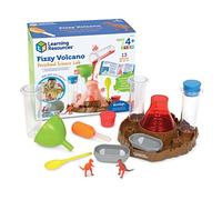 Learning Resources Set con Laboratorio Scientifico Prescolare Vulcano Effervescente, Esperimenti chimici per bambini con reazioni di effervescenza e schiuma, Giocattoli STEM per bambini, 13 pezzi, 4+