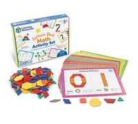 Set di attività Matematiche a Blocchi Learning Resources, Giochi matematici per Bambini, Giochi educativi, Matematica prescolare, Montessori, 144 Pezzi, età 5+