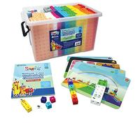 Learning Resources Set di attività per classe Cubi MathLink Numberblocks, per l’insegnamento matematica Numberblocks,Guida per l’insegte a 88 pagine inclusa,60 lezioni da 15 minuti,3+,Multi,HM94589-UK