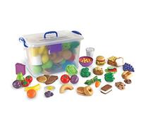 Learning Resources Set di Cibo Giocattolo da Classe New Sprouts | Cibo da gioco per bambini, giocattoli educativi per bambini dai 18 mesi in su, 100 pezzi