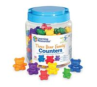 Learning Resources Set di Figurine a Forma di orsi Three Bear Family, 6 Colori
