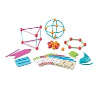 Learning Resources Set di Geometria Dive Into Shapes Costruzioni 2D e 3D per