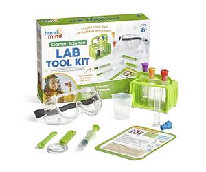 Learning Resources Set di Strumenti di Laboratorio per l’Avviamento alla Scienza, Materiali per le scienze, Esperimenti scientifici, Kit scientifici per bambini, Kit scientifici didattici, bambini