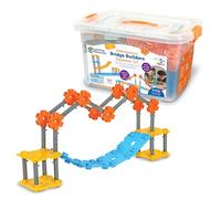 Learning Resources Set Esploratori STEM Classe per Costruttori di Ponti, Giocattoli STEM età 5, Giocattoli da Costruzione, Giocattoli di Ingegneria, 305 Pezzi