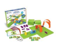 Learning Resources Set Ricaricabile Code & Go Topo Robot, Giocattoli per Bambini e Bambine di 4 anni, Robot Programmabile Interattivo Senza Schermo