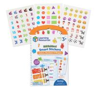 Learning Resources Skill Builders! Adesivi intelligenti, colori, numeri e forme. Libro degli esercizi Montessori per l'apprendimento prescolare.