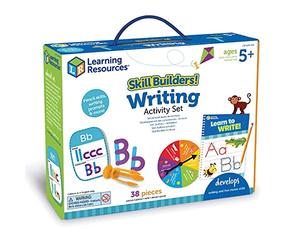 Learning Resources Skill Builders Set di attività di Scrittura, Esercizi di Scrittura, Esercizio di Impugnatura della Matita, Composizione delle Lettere, Scrittura delle Lettere, Scrittura, 5+