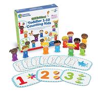 Skill Builders di Learning Resources! Toddler 1-10 Counting Kids, Gioco educativo per i 18 Mesi, attività per i Primi Anni, Gioco di apprendimento dei Colori, 20 Pezzi, dai 18 Mesi in avanti