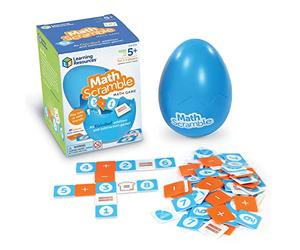 Learning Resources Smath Scramble, Gioco di matematica per i 5 anni, Favorisce il senso dei numeri, 1-4 giocatori, Dai 4 anni