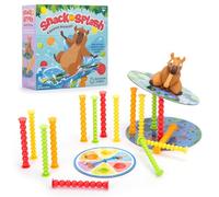 Learning Resources Snack or Splash Gioco di motricità fine per Bambini dai 4 Anni con Cora Il Capibara - Gioco di Equilibrio e Associazione dei Colori
