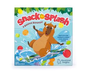 Learning Resources Snack or Splash Gioco di motricità fine per Bambini dai 4 Anni con Cora Il Capibara - Gioco di Equilibrio e Associazione dei Colori