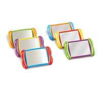 Learning Resources- Specchietti 2 in 1 all About Me (Set da 6), Colore, LER3371
