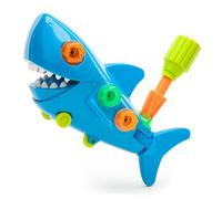 Learning Resources Squalo Design & Drill, Giocattoli Bambini di 3 Anni, Abilità Motorie, Edilizia e Costruzioni per età prescolare, Multicolore, Medium, EI-4178