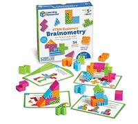 Learning Resources STEM Explorers Brainometry, Rompicapo STEM 2D e 3D, 5+ | Risolvi rompicapi 2D e 3D senza schermo, giochi logica per bambini per sviluppare il pensiero critico, gioco intelligenti