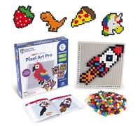 Learning Resources STEM Explorers Pixel Art PRO, attività Creative per Bambini, Programmazione precoce, codifica, apprendimento del riconoscimento dei Modelli e tracciamento delle sequenze, 5+ Anni