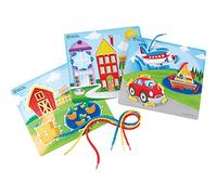 Learning Resources Tavolette con nastri Laces Skill Boards