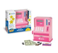 Learning Resources Teaching ATM Bank, Pink, 32 Pieces