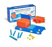 Learning Resources Telaio Valore Posizionale con Blocchi Base Dieci, età 5+