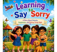 Learning to Say Sorry: A Heartwarming Story About Honesty, Forgiveness, and Making Things Right | Good Manners Picture Book for Kids Ages 3-8