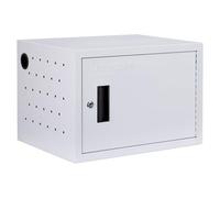 Learniture Structure Series - Carrello di ricarica da parete per 12 dispositivi, compatibile con computer portatili, tablet, Chromebook, colore: Grigio