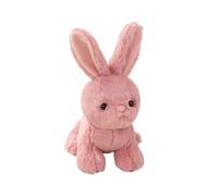LearnLyrics Animale con coniglietti Rabbit Rabbit Plush - Delightful Hare Sleeping Company - Conigli Animali Ripieni Realistici - Di Peluche Tessuto per Bambini