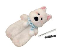 LearnLyrics Astuccio per matite, morbido astuccio per cancelleria scolastica, astuccio in peluche, per appunti adesivi, gomma, righello, pennarello, rossetti, auricolari, scuola, università, viaggi