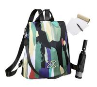 LearnLyrics Borsa a tracolla da donna, borsa a tracolla causale, antifurto, per il libero, borsa per il libero, grande capacità, tracolla regolabile, zaino leggero da viaggio per bottiglie d'acqua