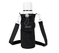 LearnLyrics Borsa per bottiglia d'acqua - Porta bottiglia, protettiva | Borsa per bottiglia d'acqua portatile, borsa per il trasporto 'acqua a tracolla regolabile, porta bottiglia d'acqua isolante