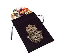 LearnLyrics Borsa per tarocchi - Porta tarocchi in velluto, motivo gufo, contenitore per carte misteriose , strumenti tascabili, multifunzionali per carte dei tarocchi per maghi, Borsa