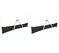 LearnLyrics Borsa porta sci - Organizer impermeabile per attrezzatura da sci, borsa porta sci con cerniera avvolgente, protezione completamente imbottita a 360°, borsa da viaggio per snowboard, sci,