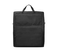 LearnLyrics Borsa portaoggetti per pannello solare, da trasporto a pannello solare, borsa da viaggio a doppio strato, organizer imbottito a impermeabile, portatile, con diversi, Nero, Se