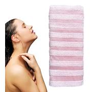 LearnLyrics Brouping del corpo della doccia, purificatore per il lavaggio del corpo - Raquenarchie asciugamani da bagno a doppia faccia | Strumenti per il bagno 'asciugamano di pulizia della