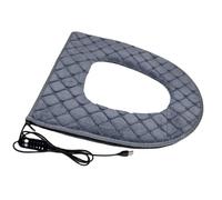 LearnLyrics Coprisedile per WC Elettrico - di Riscaldamento a Cinque, Accessorio per Il Bagno Termico, Design Morbido del Termico, Pratica Soluzione di Comfort Riscaldatore per WC Alimentato