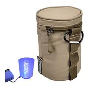 LearnLyrics Custodia per attrezzatura da pesca, borse da pesca per la pesca in acqua dolce, borsa per attrezzi per acqua dolce, custodia per attrezzi da pesca con luce di riempimento, cachi, Siehe