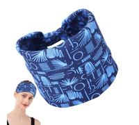 LearnLyrics Fascia per capelli, fascia per capelli da allenamento, ampia fascia per capelli, stile Boho, ampia fascia per capelli, fascia per capelli in stile bohémien, morbida per viaggi, attività