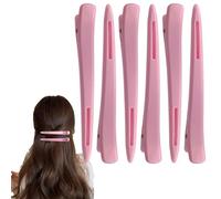 LearnLyrics Fermagli per capelli a becco d', fermagli per capelli per lo styling, Clip colorate per tagliare i capelli, 6 fermagli per capelli spessi, portatili per acconciature per presagio, ragazze