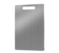 Learnlyrics Kitchen Slicing Board, Chopping Craft Boards, Cutting Boards for Meat, Vegetable Slicing Board, Butcher Block with Easy Handling, Baking Board Stainless Steel for Meat, Veggies, Fruits