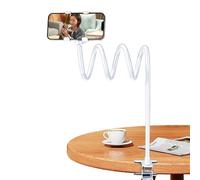LearnLyrics Lazy Bedside - Supporto per telefono a collo di cigno, supporto per cellulare, clip da desktop, piatto da gioco, supporto multifunzione, artefatto live streaming