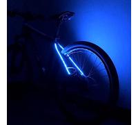 LearnLyrics Luce da Guida Premium, Luce a Fune per Telaio per Bici alimentata a Batteria Durevole, luci per Raggi per Bicicletta Impermeabili, luci per Bici a LED Multicolori, Raggi per Bici Luminosi