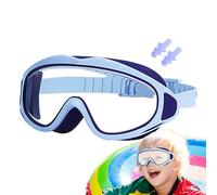 LearnLyrics Occhialini da nuoto per bambini - Occhiali da immersione con tappi per le orecchie impermeabili - Anti appannamento UV - Occhiali da nuoto impermeabili per bambini dai 2 ai 16 anni