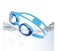 LearnLyrics Occhialini da nuoto per bambini, per il nuoto, regolabili, trasparenti per la piscina, impermeabili e antiappannamento, per bambine da 3 a 12 anni, per competizioni, piscina, parco