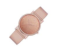 LearnLyrics Orologi da donna | Orologio da polso impermeabile - Orologio da donna impermeabile con cinturino in maglia lucida - per posto di lavoro banchetto attività sociale viaggio di lavoro viaggio